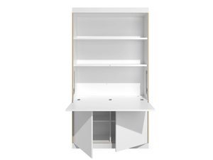 FLAI HOME-OFFICE - Open wooden bookcase with secretary desk _ Müller Small Living